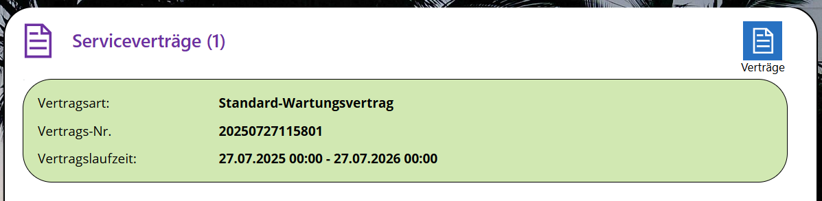 pobvol|pssService Board|Screen:Kundeninventar|Vertragsübersicht