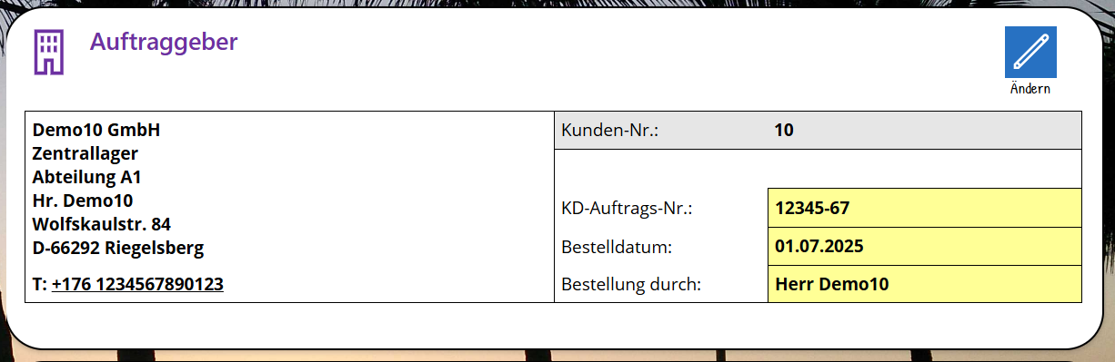 pobvol|pssService Board|Screen:Servicevorgänge|Auftraggeber