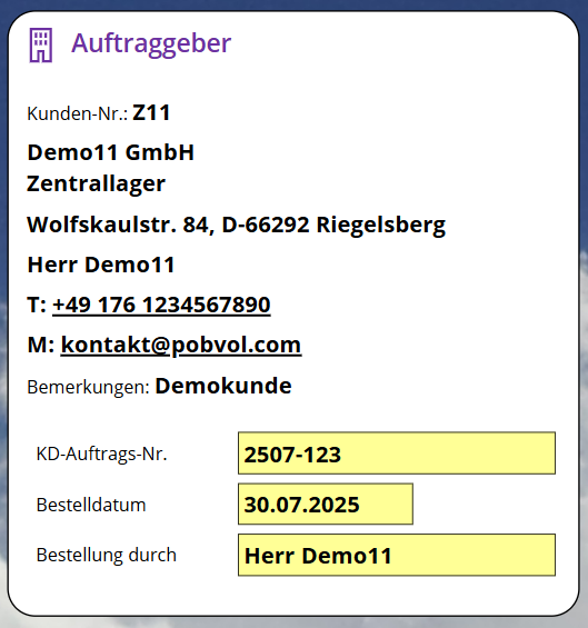 pobvol|pssService Phone|Screen:Serviceauftrag|Auftraggeber