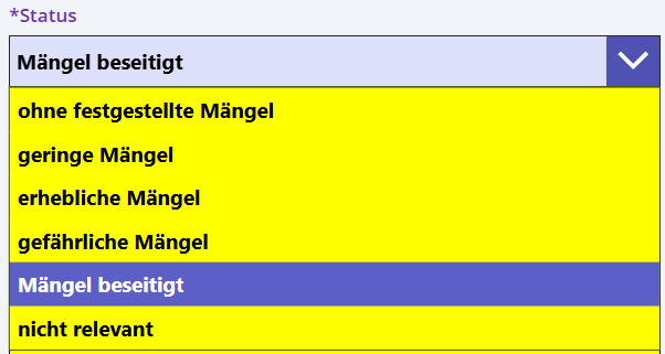 pobvol|pssService Board|Screen:Service activities|Checkpunkt Status festlegen