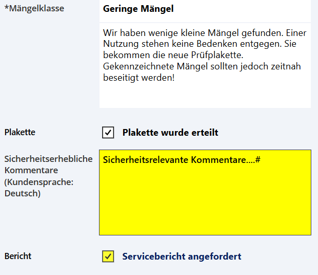 pobvol|pssService Board|Screen:Service activities|Abschliessende Bewertung bearbeiten