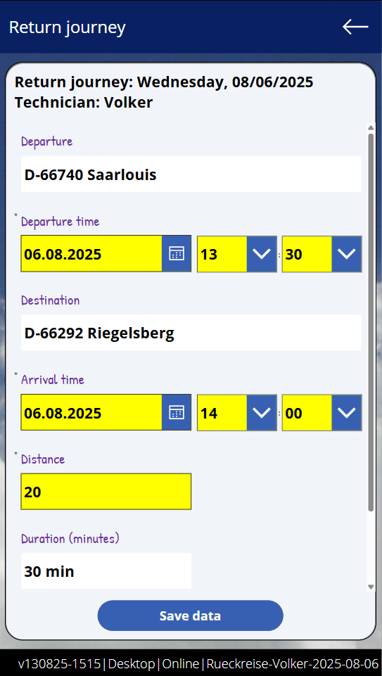 pobvol|pssService Phone|Screen:Edit Return Trip