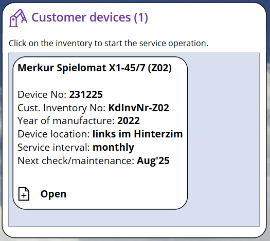 pobvol|pssService Phone|Screen:Service order|Customer devices